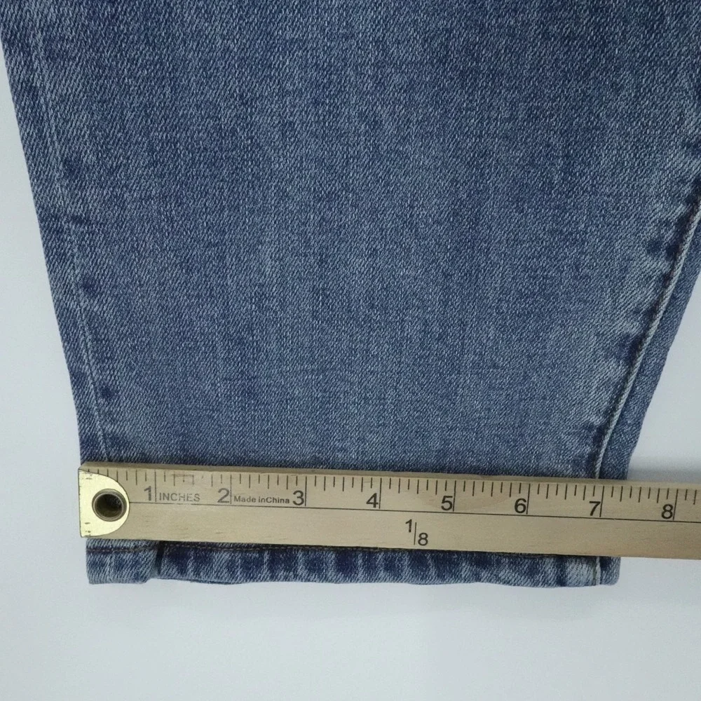 Flint and Tinder Jeans Mens 33x36‎ Blue Light Straight Fit Stretch Selvedge USA